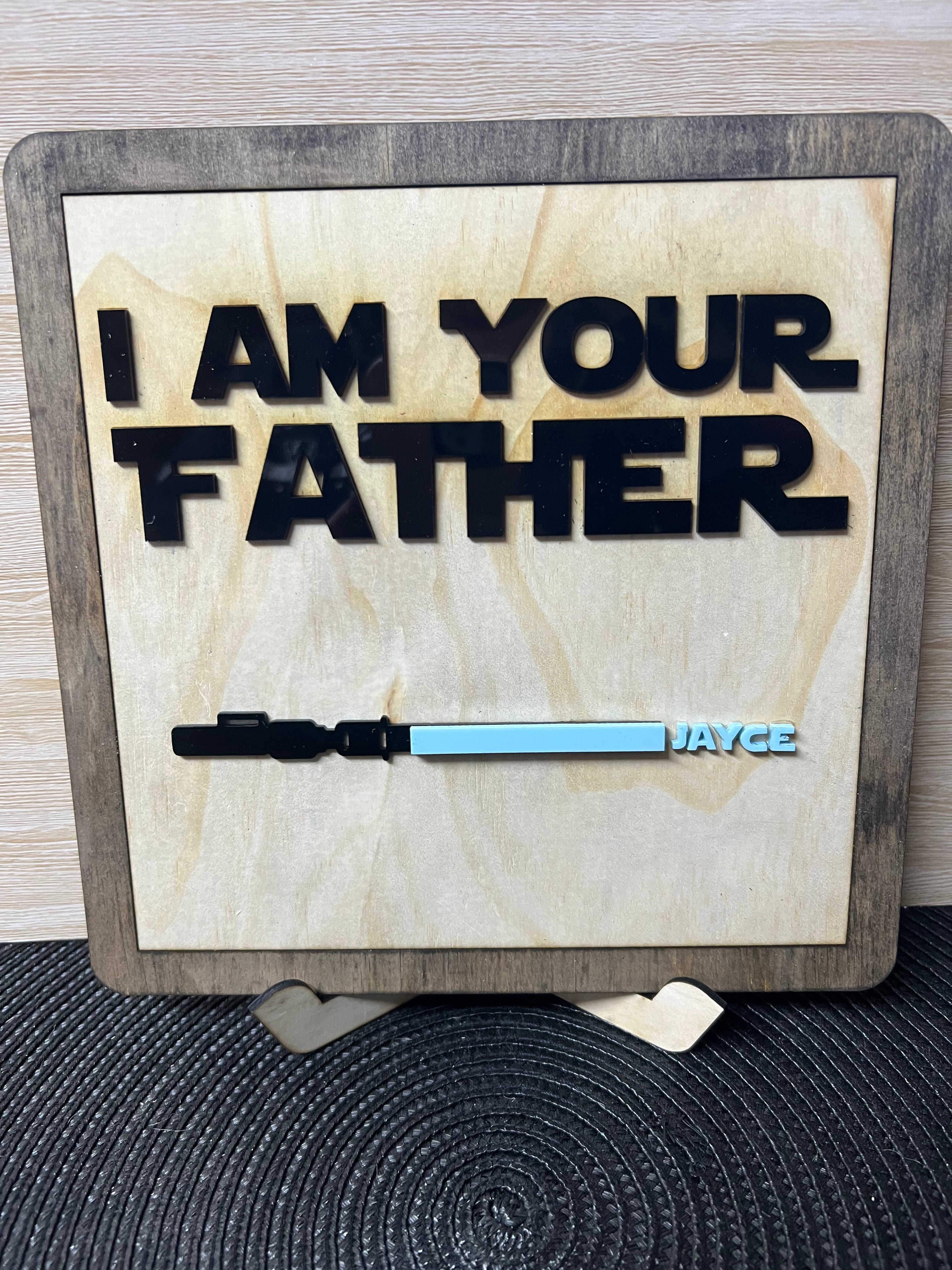 Lightsaber plaques - 4 Little Dreamers