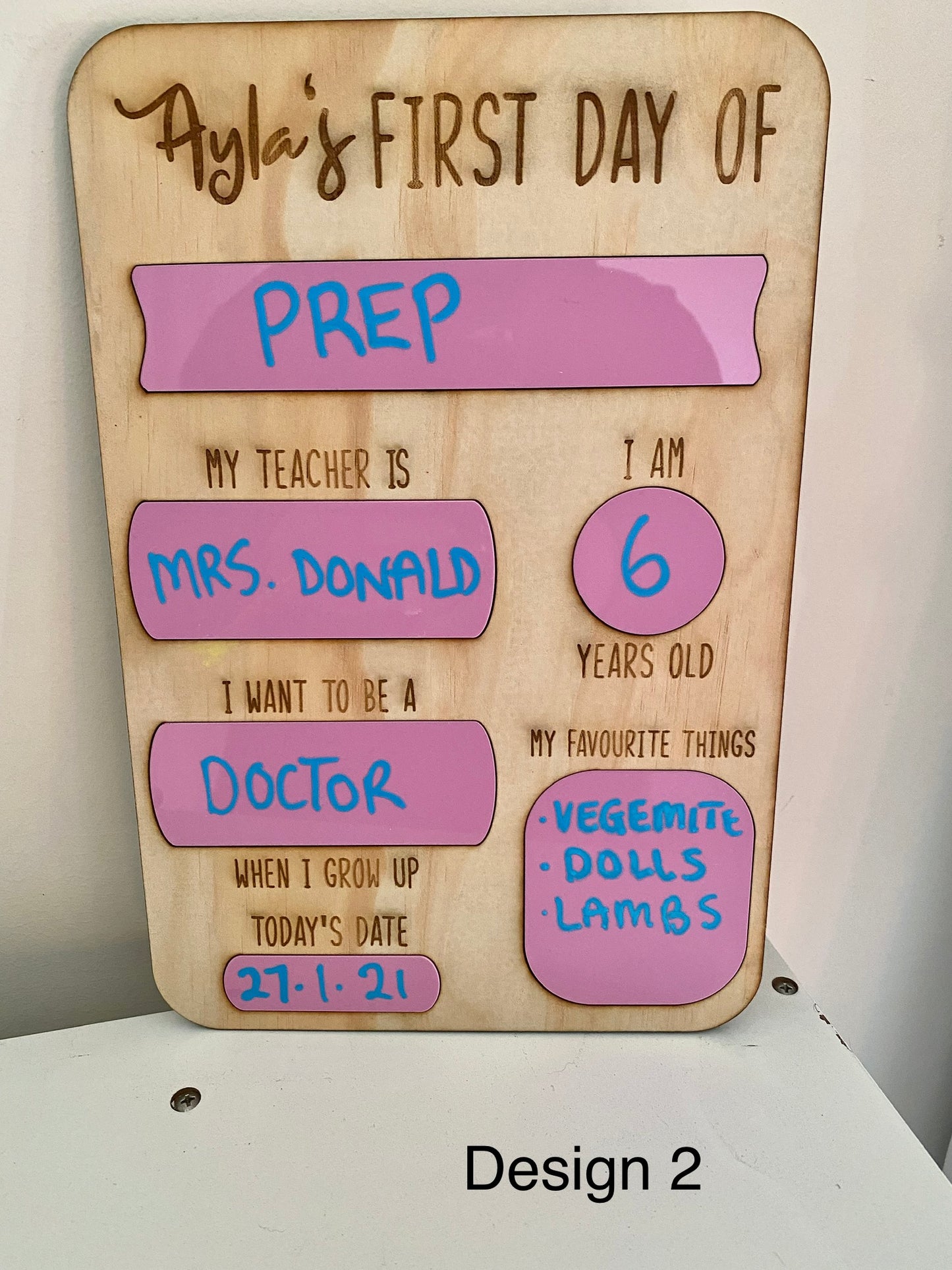 First day boards