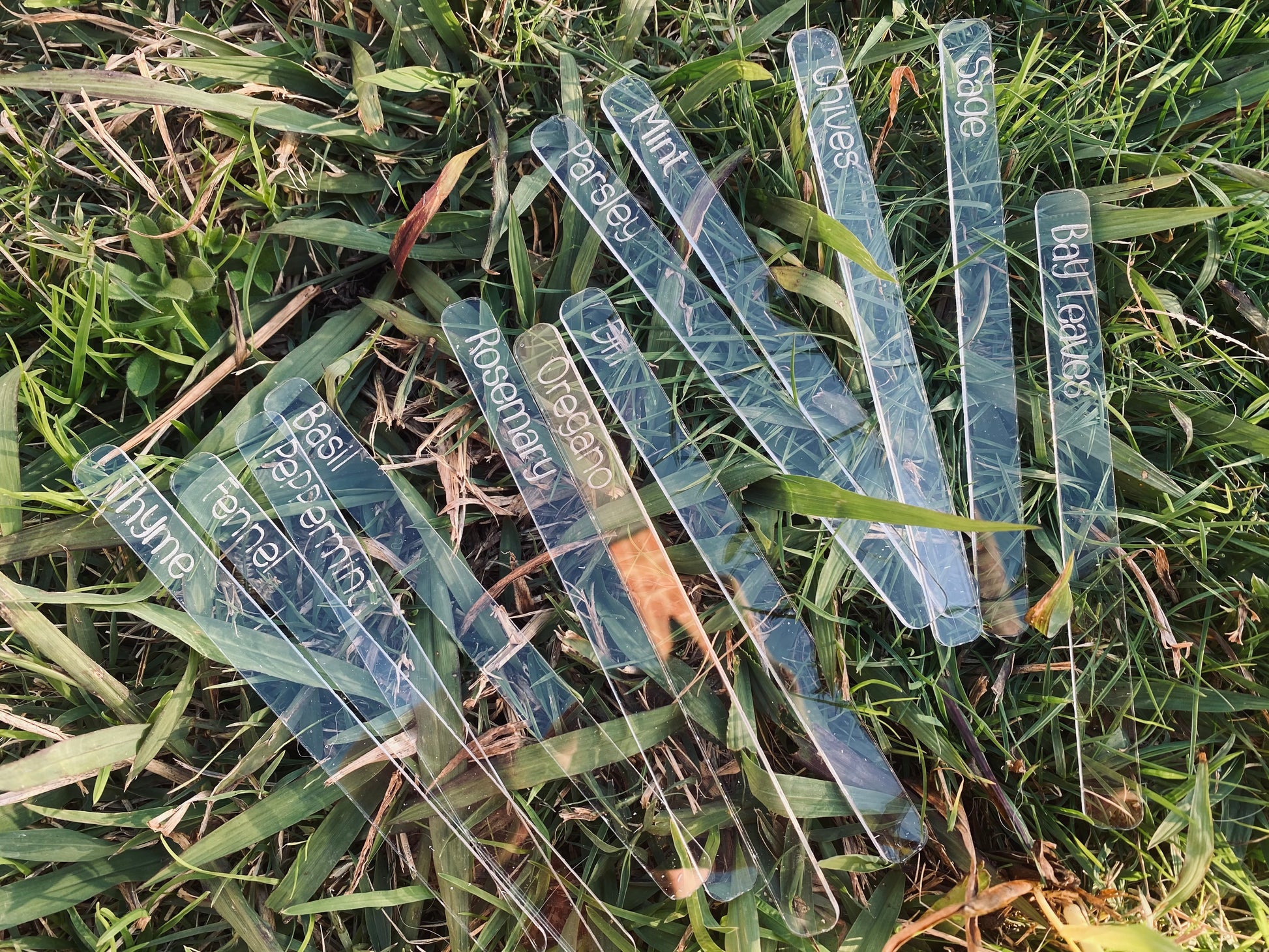 Acrylic garden stakes (set of 10) - 4 Little Dreamers