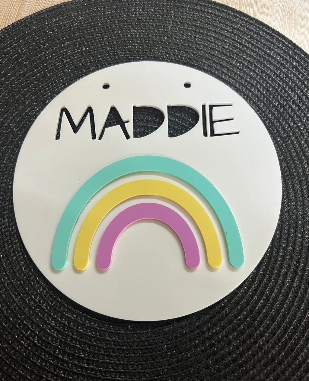 Kids acrylic name plaques - 4 Little Dreamers