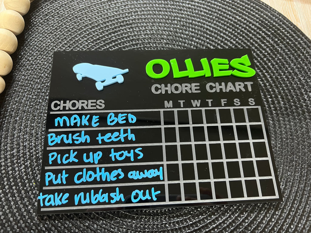 Chore charts - 4 Little Dreamers