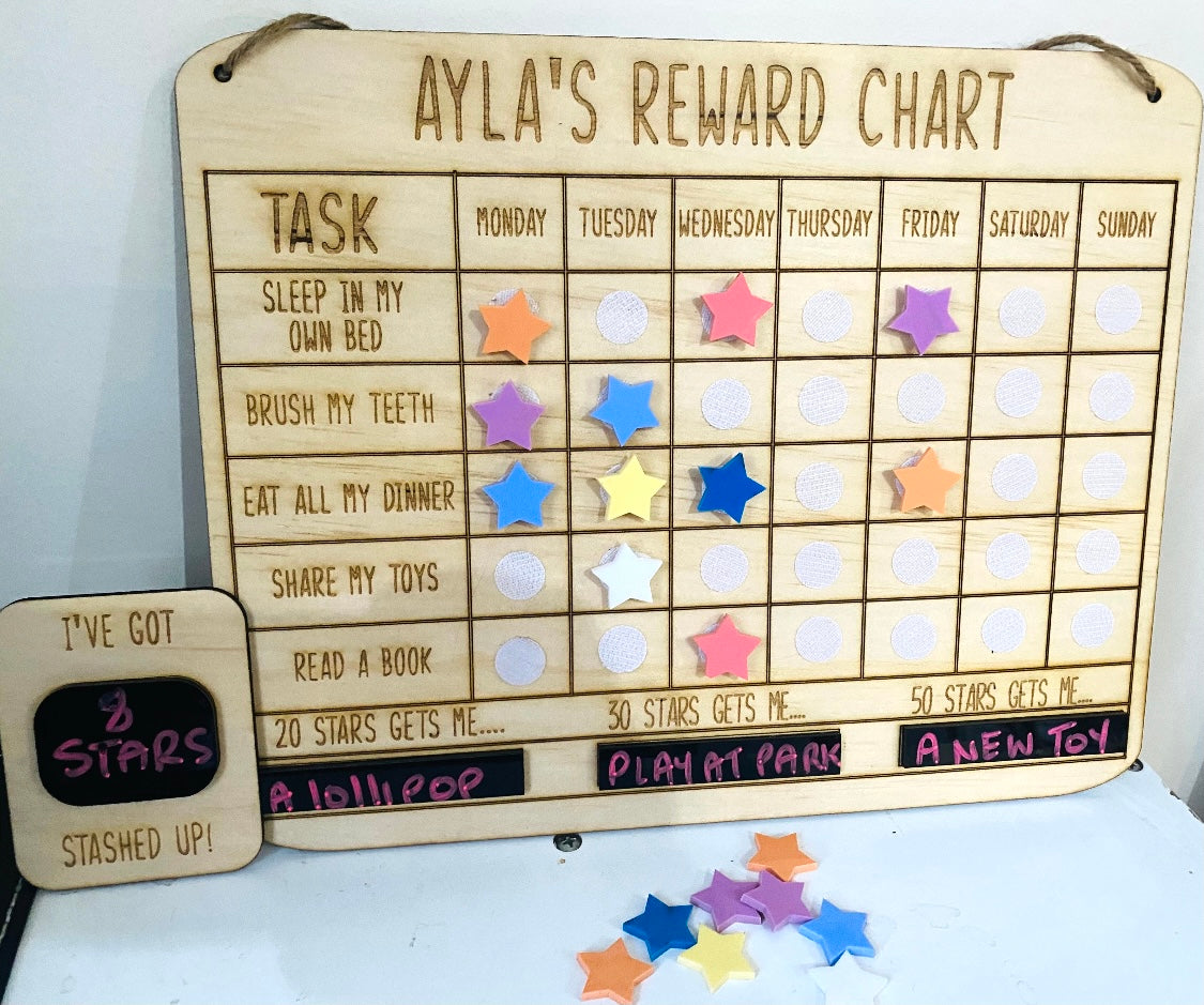 Reward chart - 4 Little Dreamers