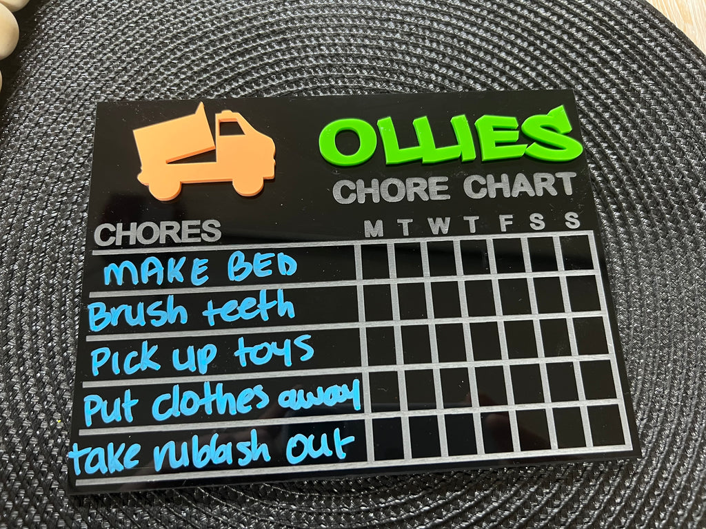 Chore charts - 4 Little Dreamers