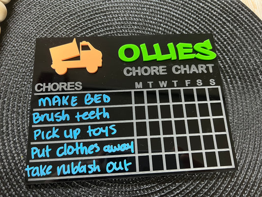 Chore charts - 4 Little Dreamers