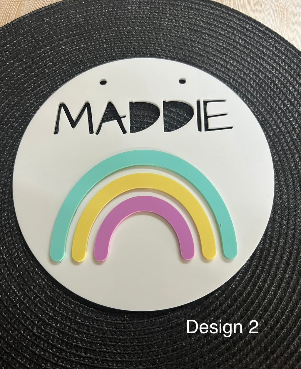 Kids acrylic name plaques - 4 Little Dreamers