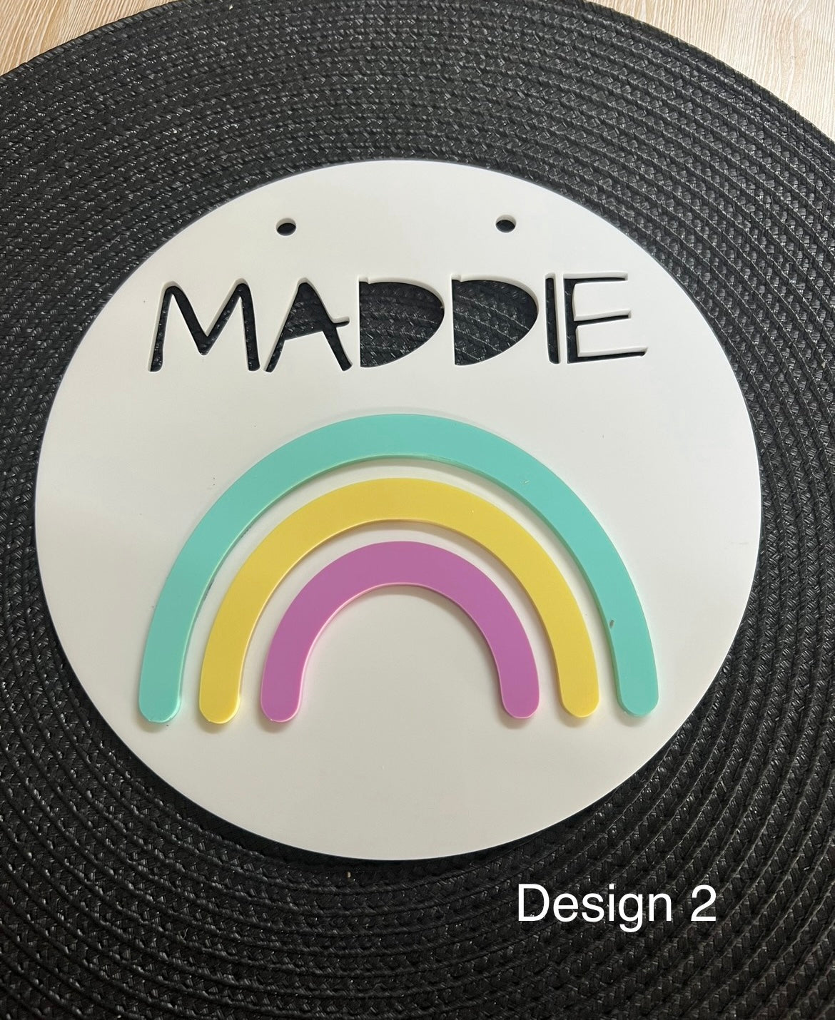 Kids acrylic name plaques - 4 Little Dreamers