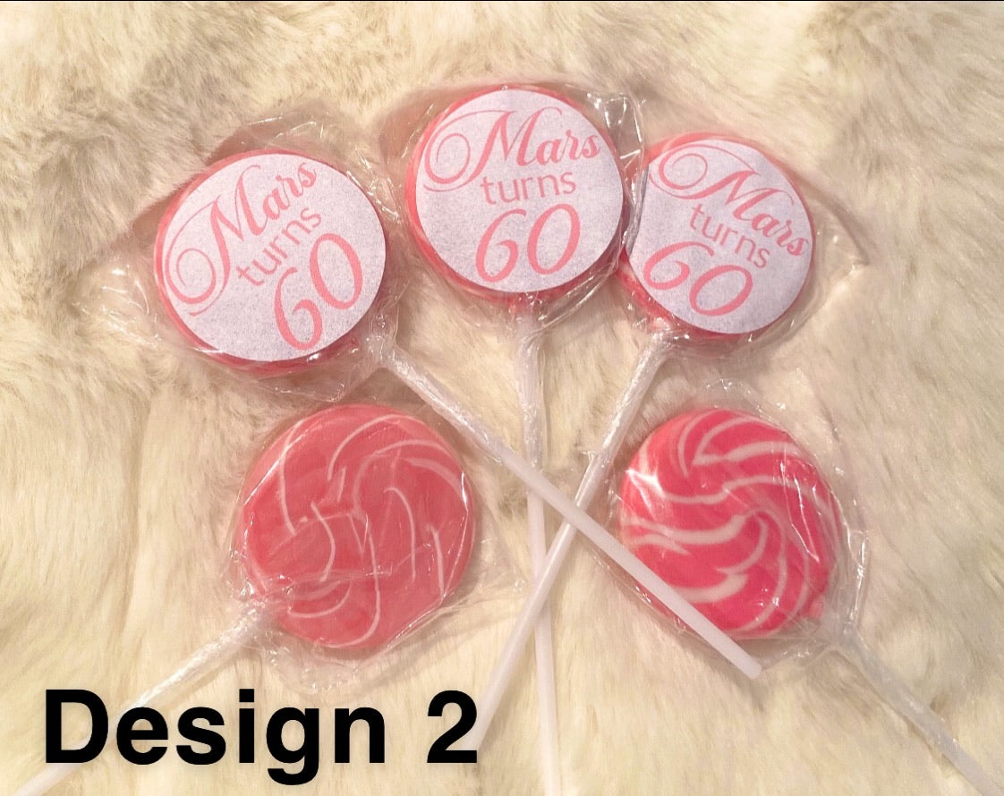 Personalised lollipops - 4 Little Dreamers