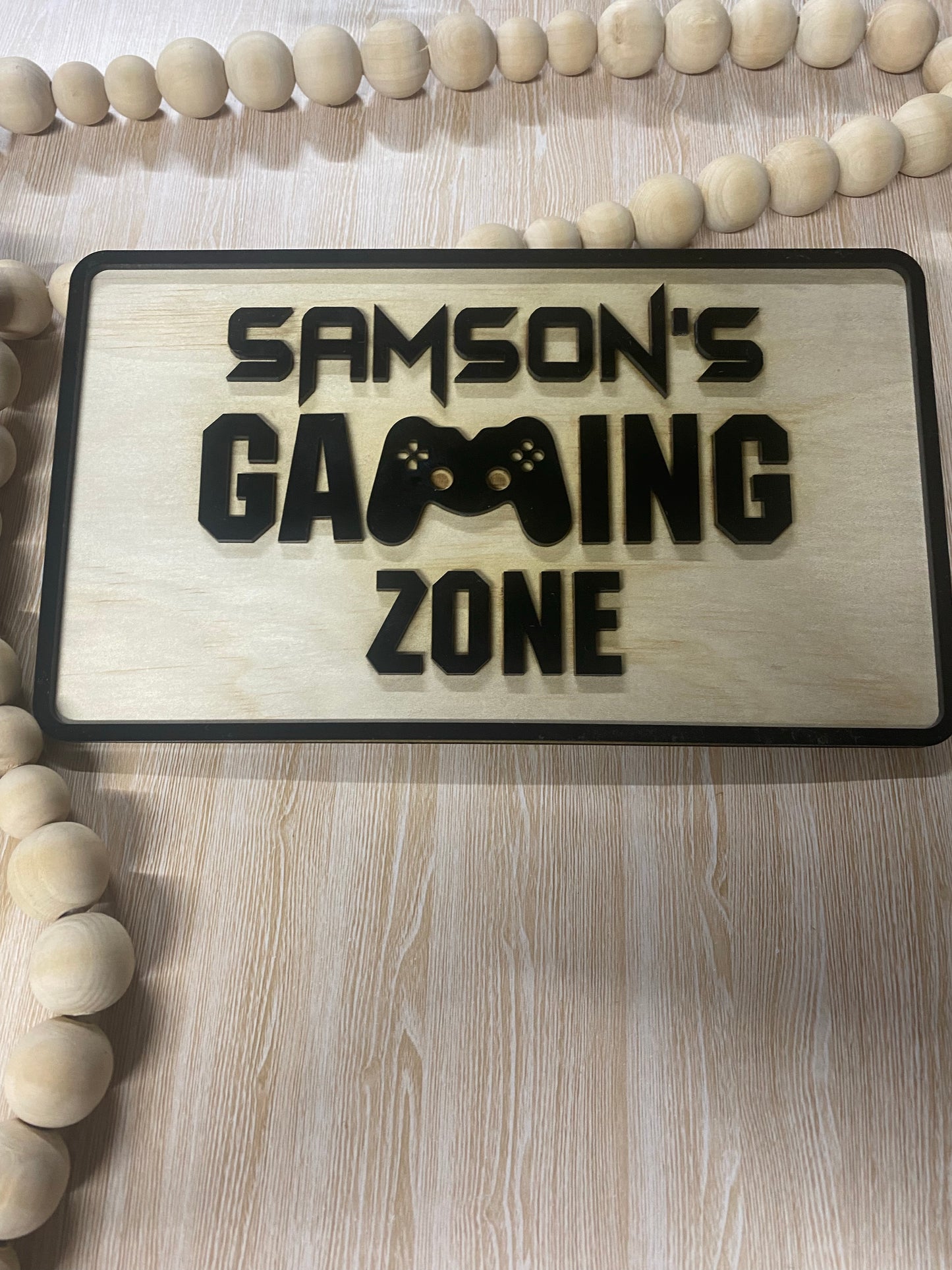 Gaming room sign - 4 Little Dreamers