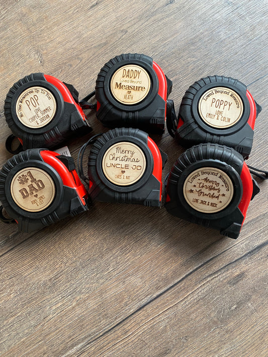 Personalised tape measures