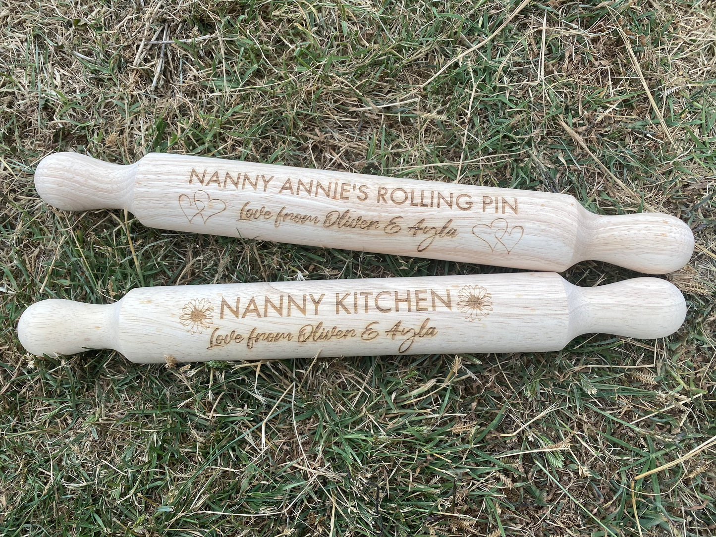 Personalised rolling pins