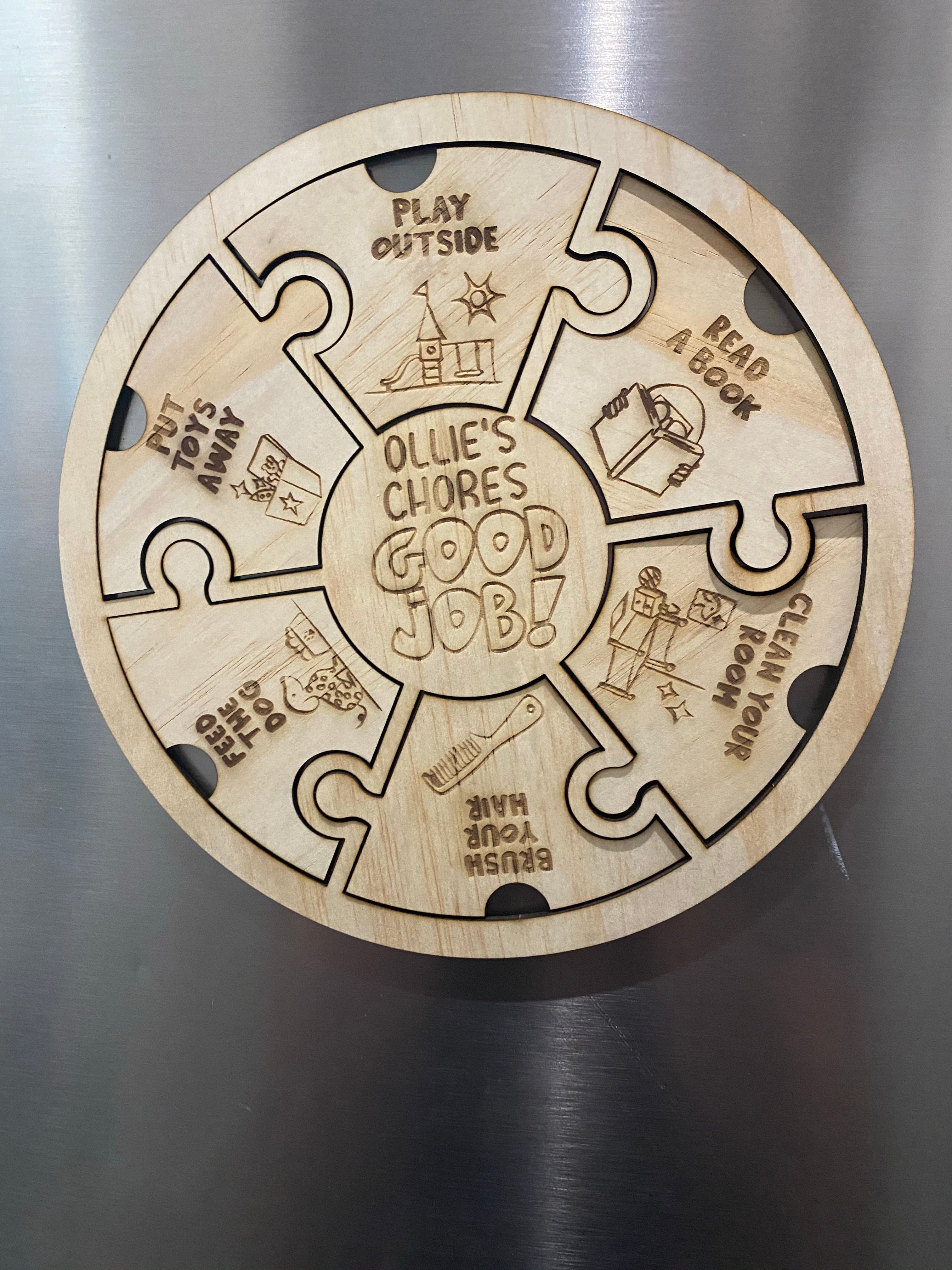 Chores puzzle - 4 Little Dreamers