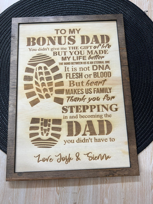 Dad plaques