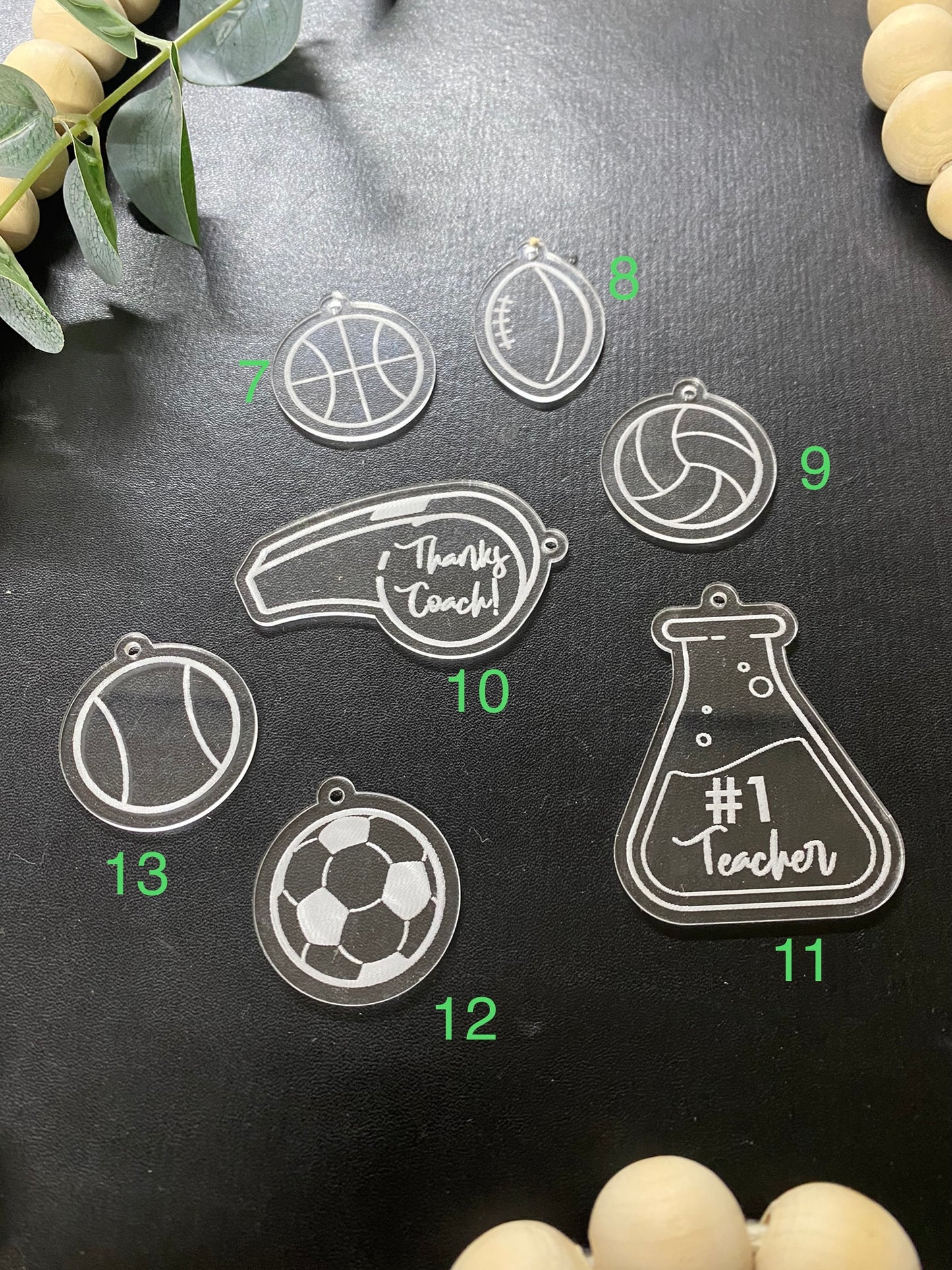 Teacher’s/coaches key rings - 4 Little Dreamers