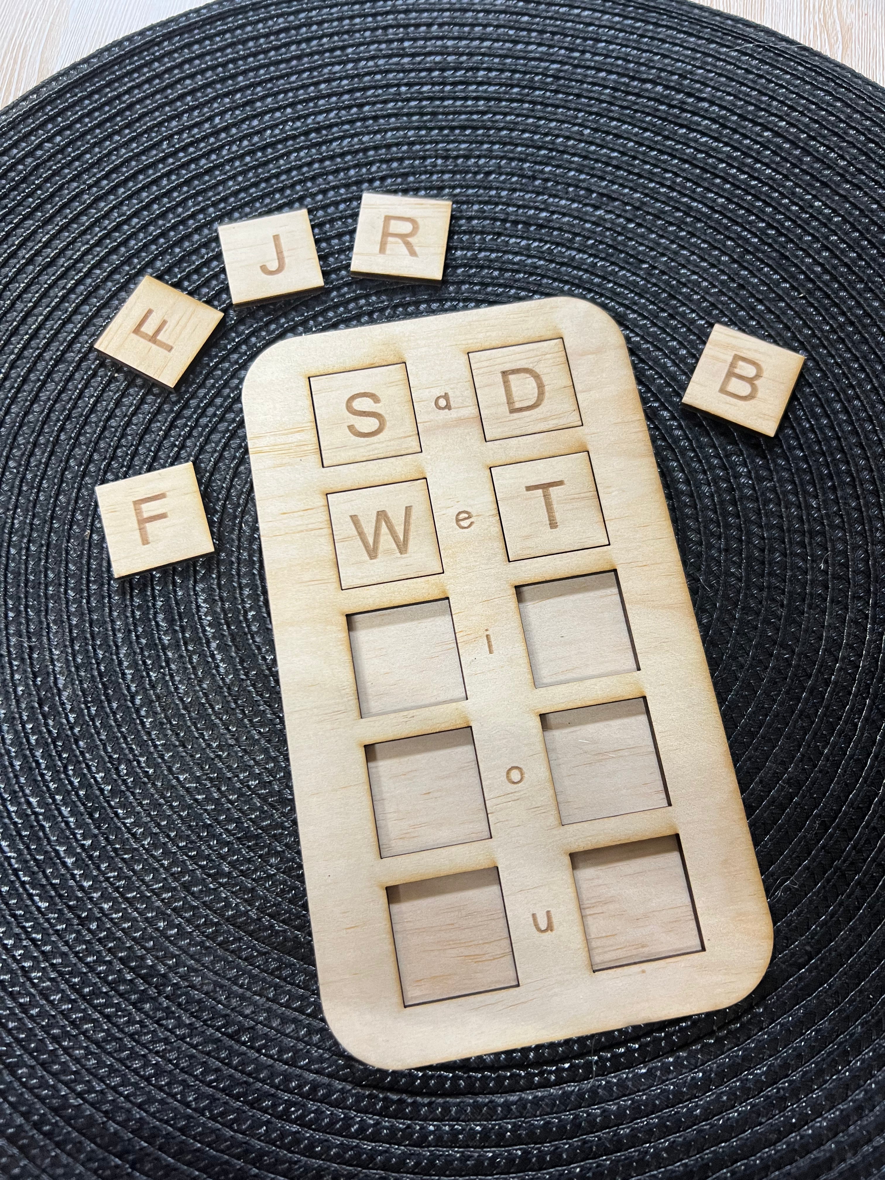 Vowel board - 4 Little Dreamers