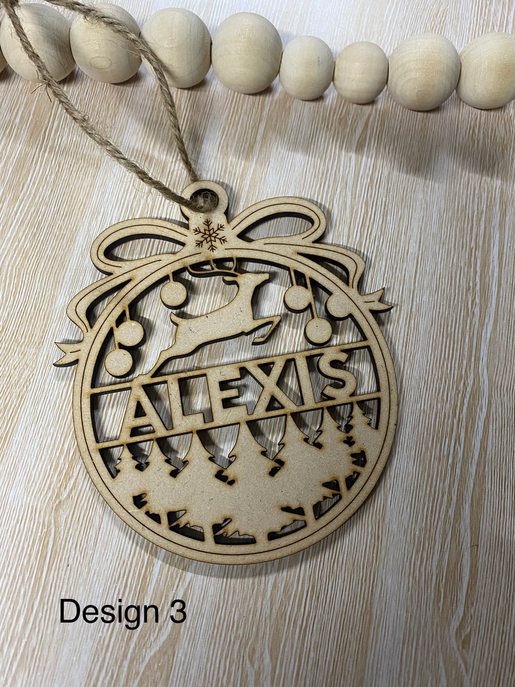 Name ornaments - 4 Little Dreamers