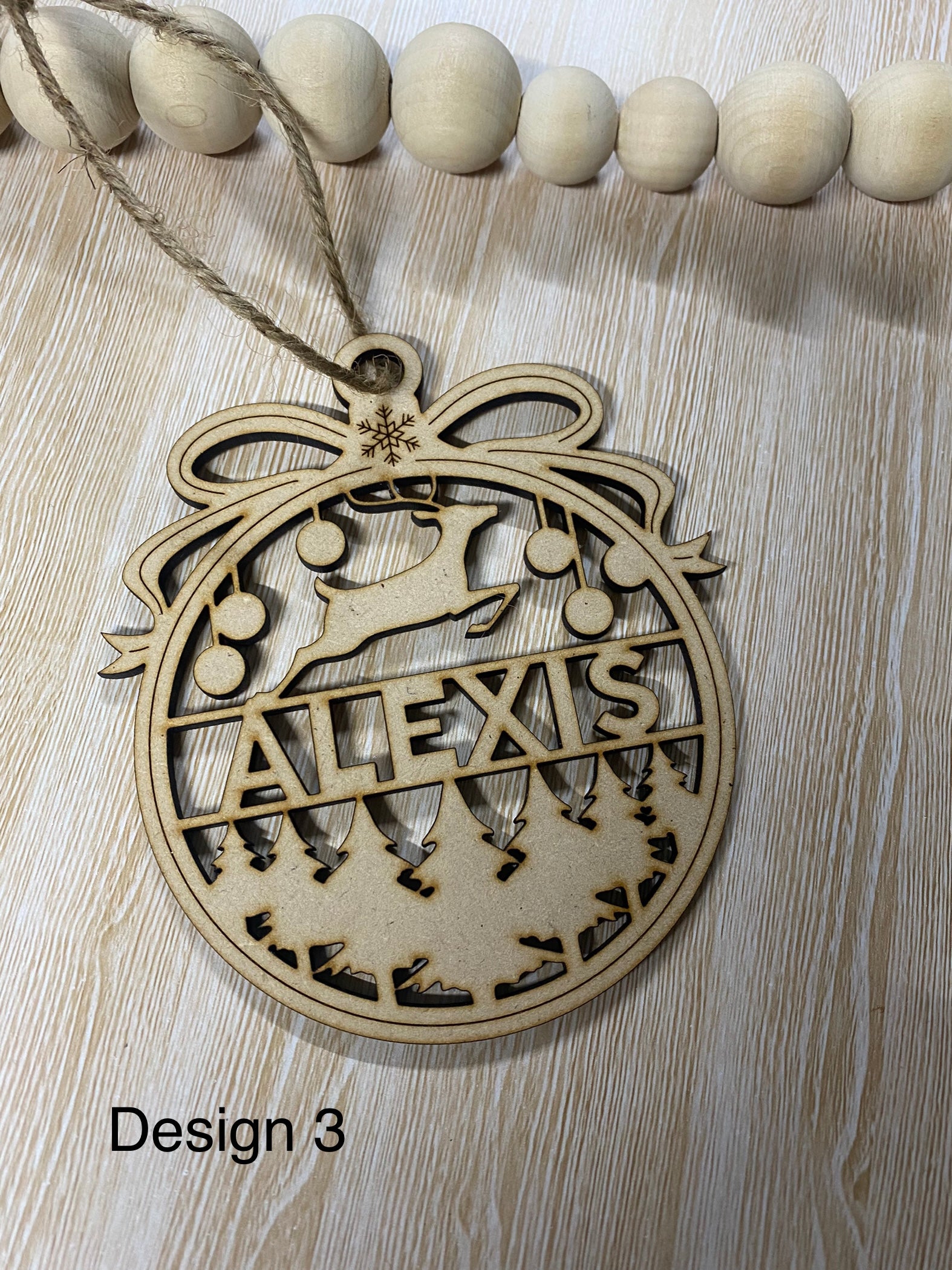 Name ornaments - 4 Little Dreamers