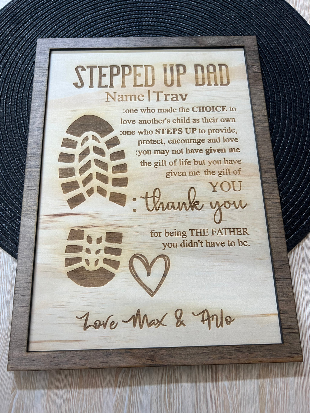 Dad plaques - 4 Little Dreamers