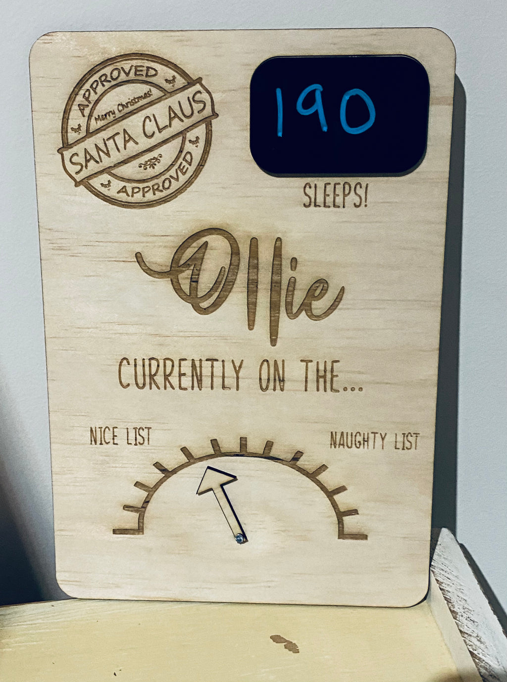 Naughty or nice meter - 4 Little Dreamers