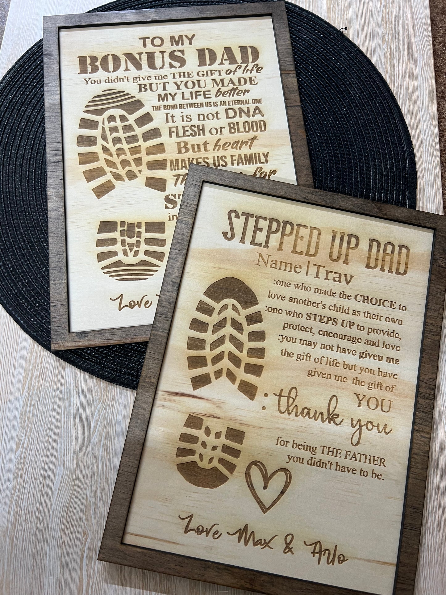Dad plaques - 4 Little Dreamers