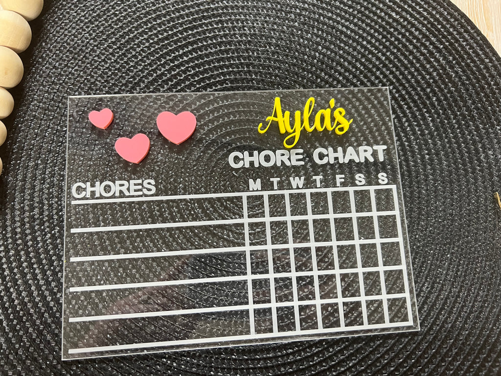 Chore charts - 4 Little Dreamers