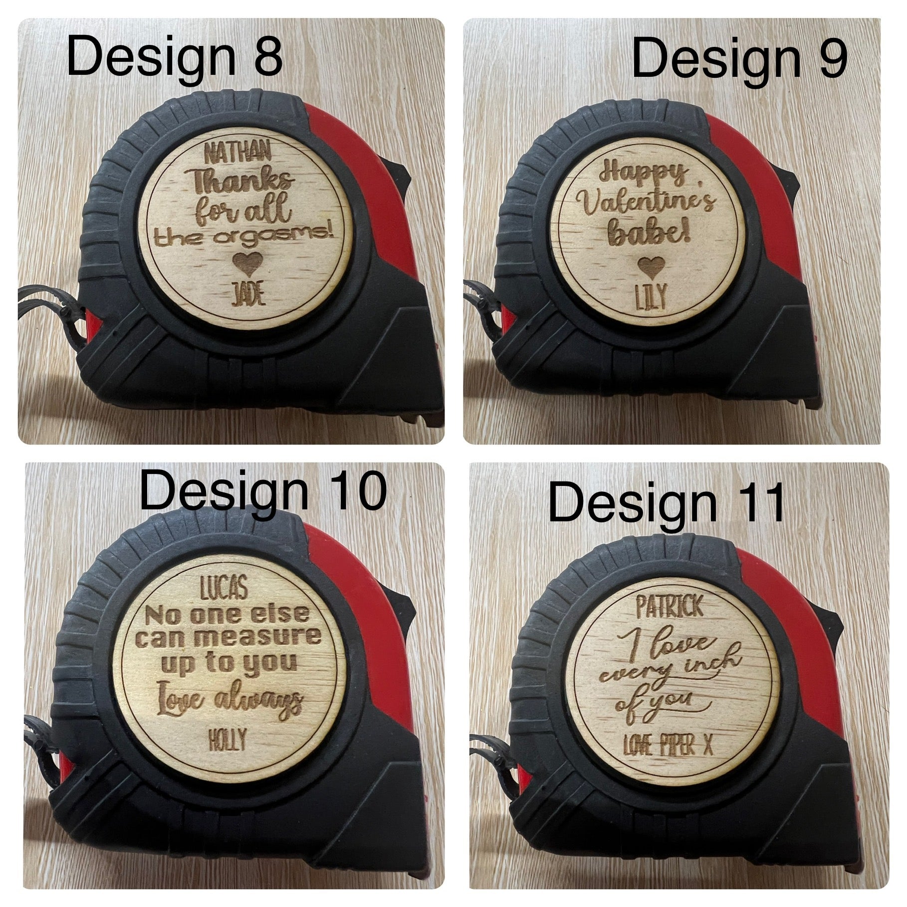 Personalised tape measures - 4 Little Dreamers