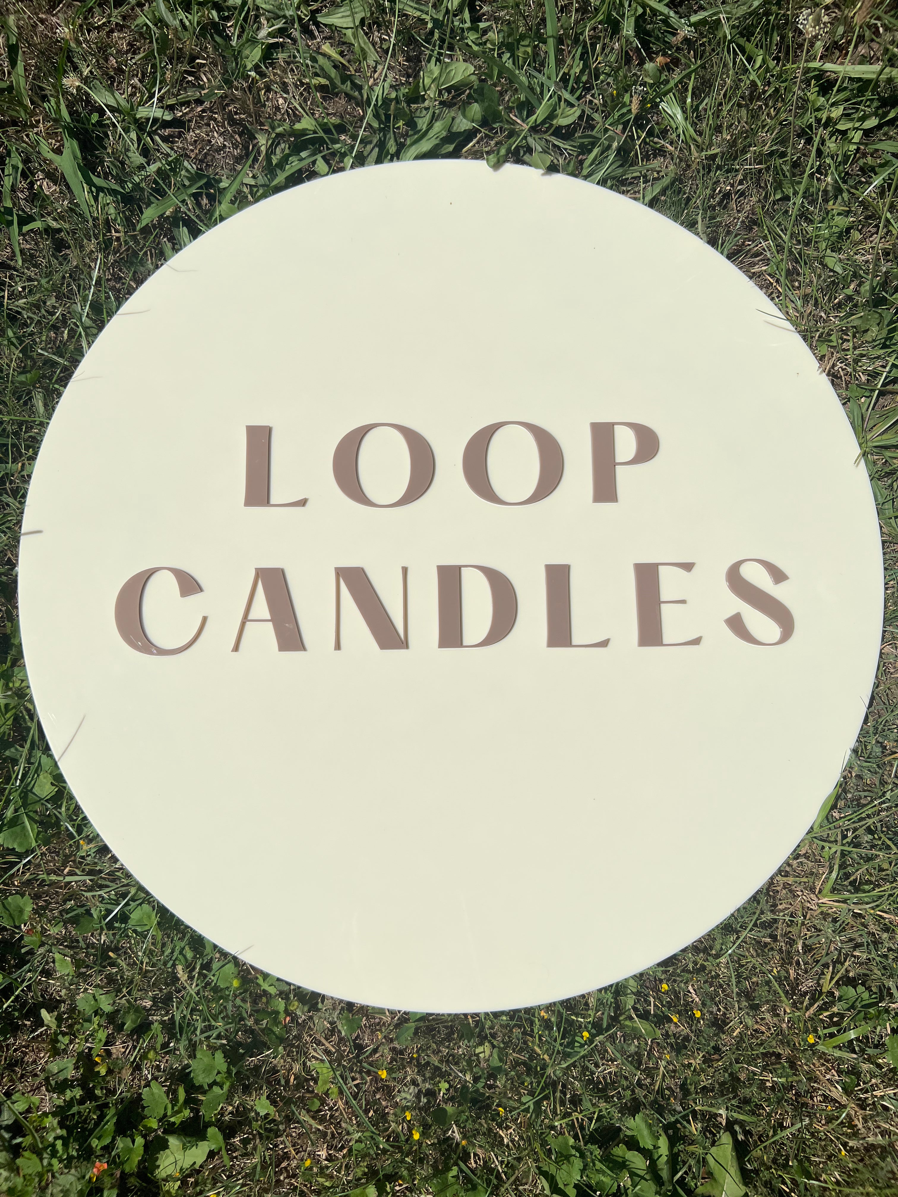 Acrylic business plaques - 4 Little Dreamers