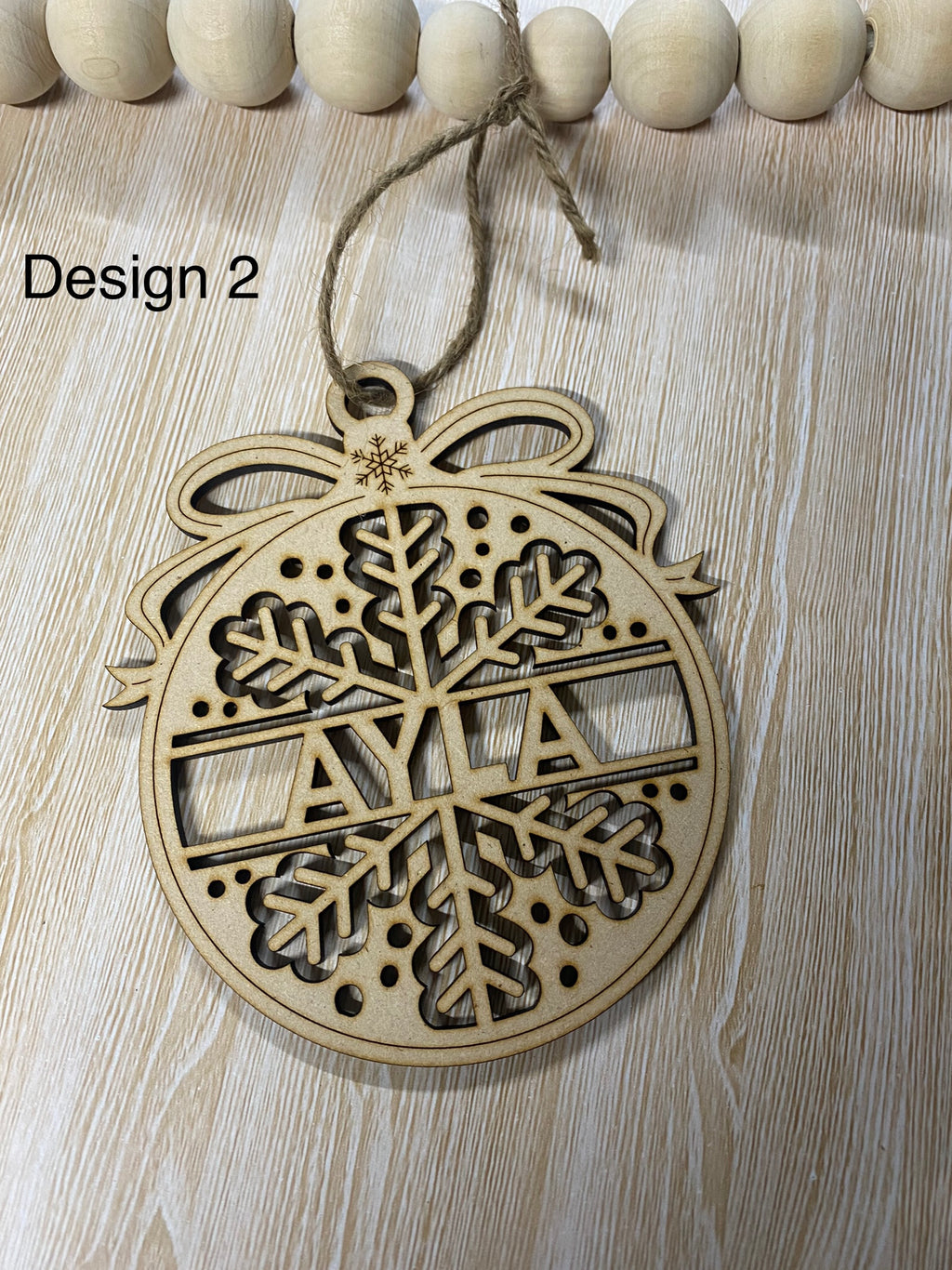 Name ornaments - 4 Little Dreamers