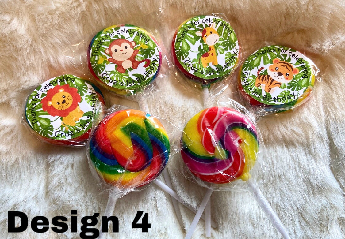 Personalised lollipops - 4 Little Dreamers