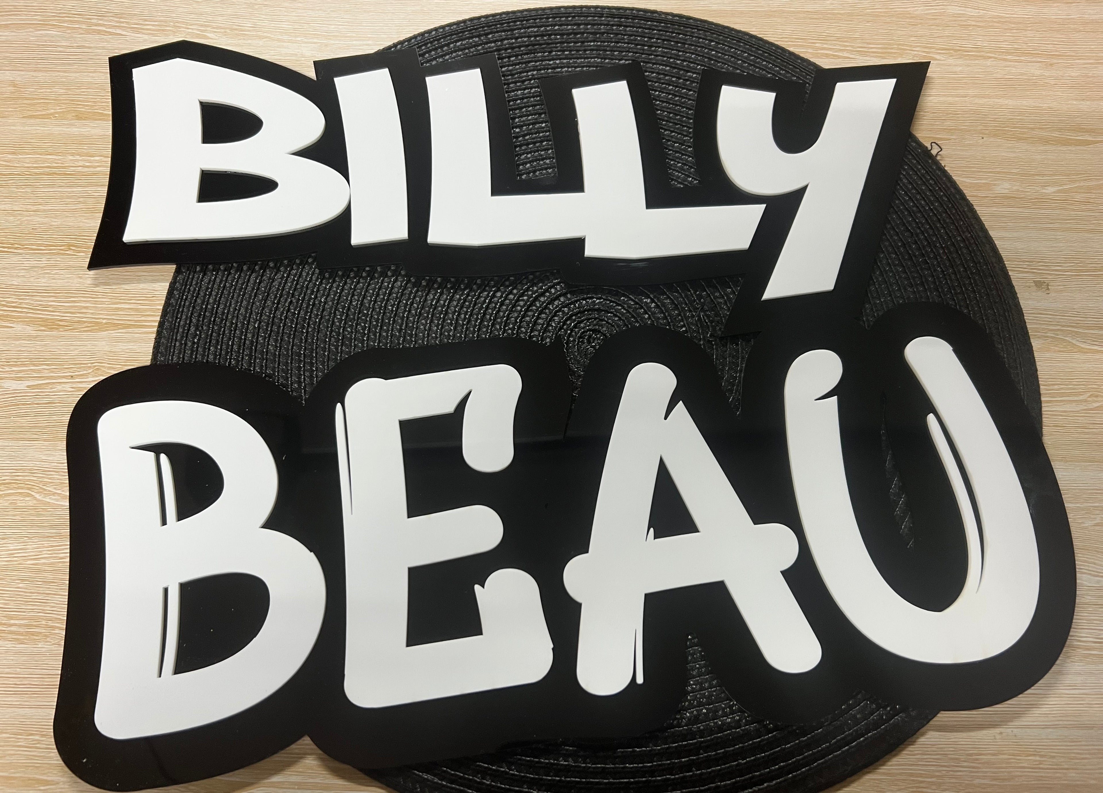 2 layer name plaques - 4 Little Dreamers