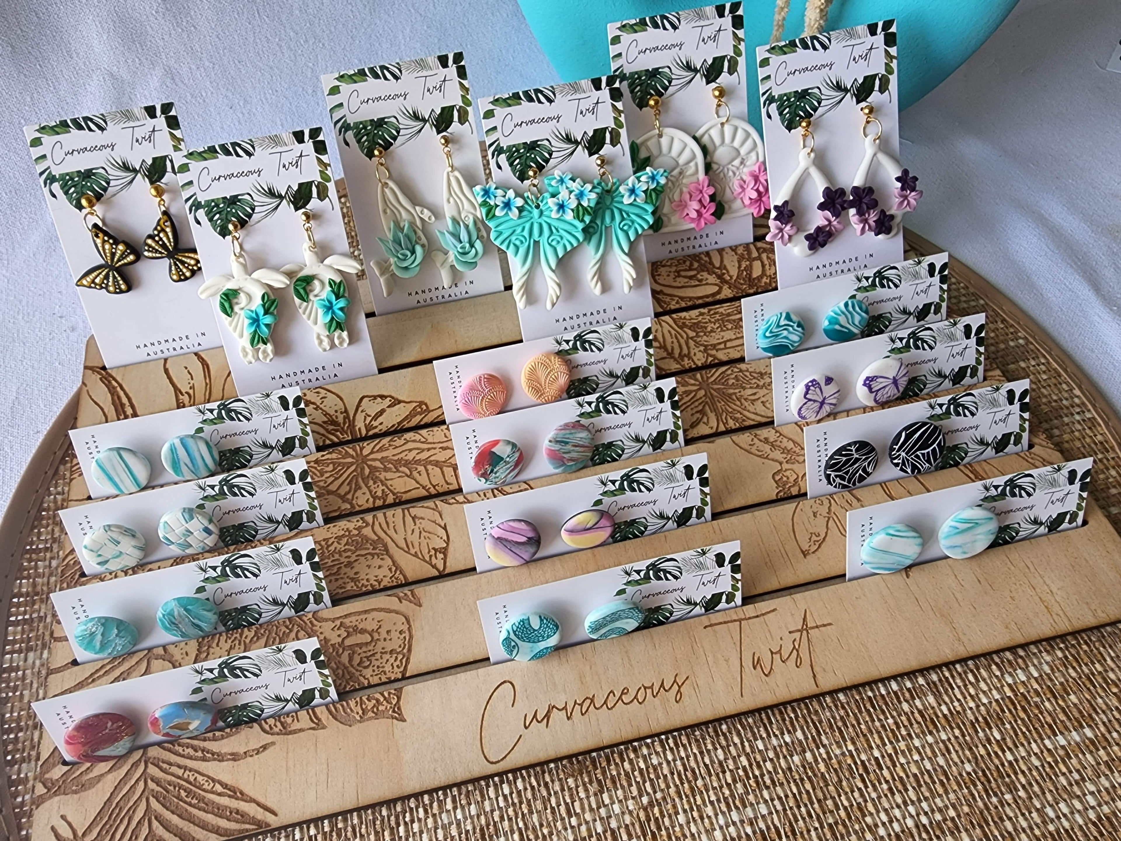 Flat earring display stand - 4 Little Dreamers