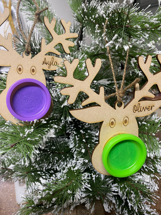 Play doh holder tree ornament