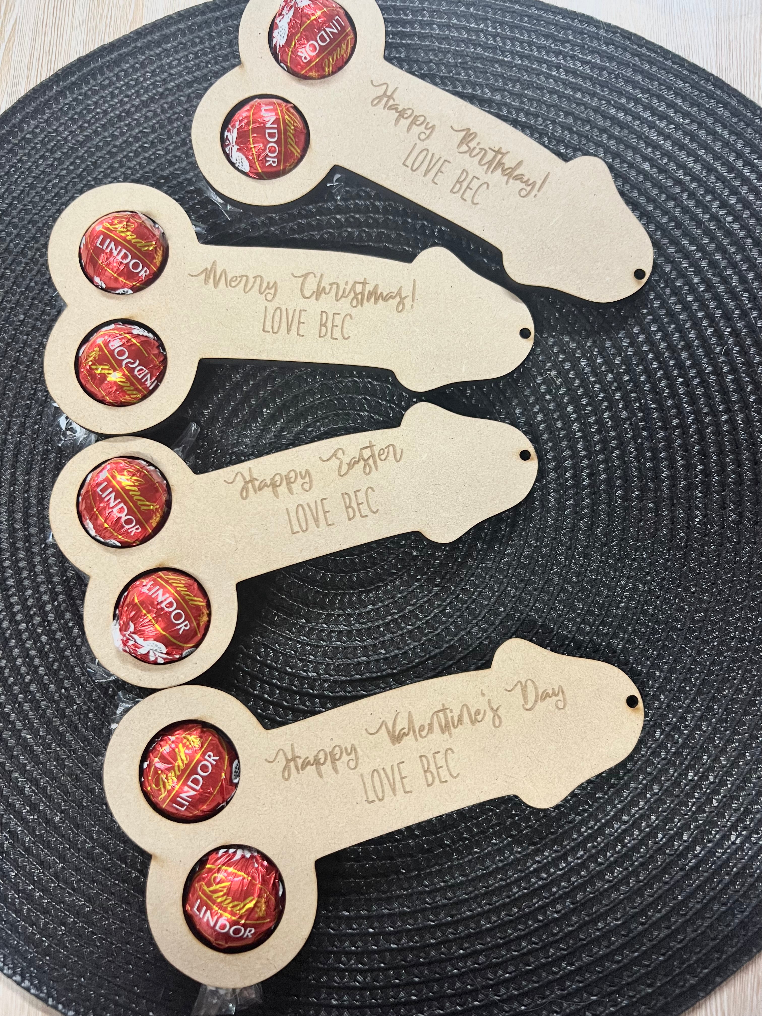 Penis Lindt ball holders - 4 Little Dreamers