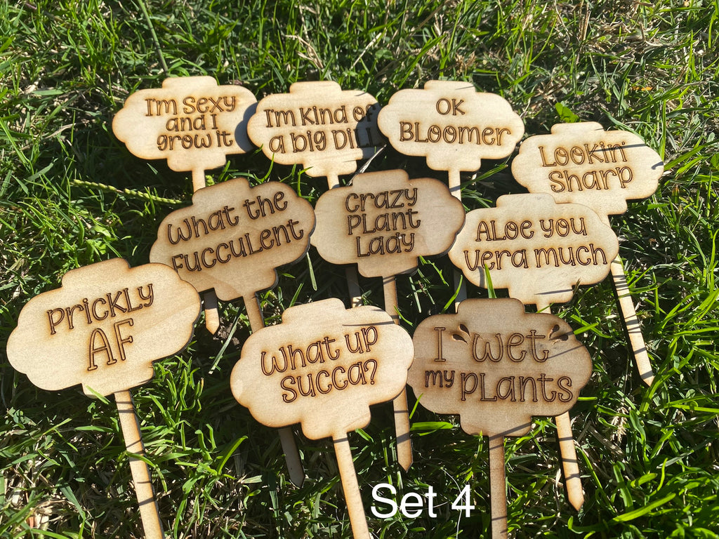 Funny plantar stakes - 4 Little Dreamers