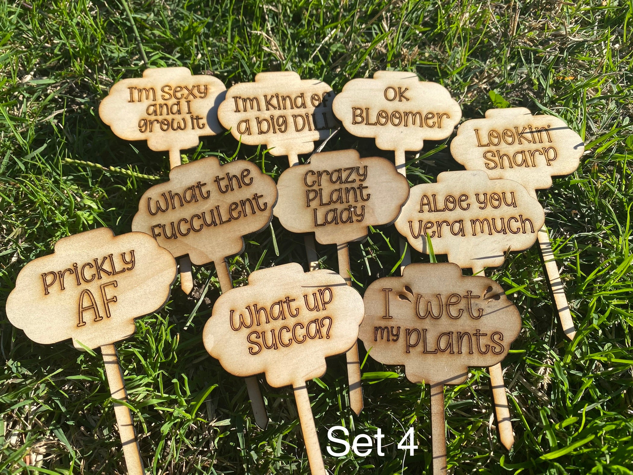 Funny plantar stakes - 4 Little Dreamers