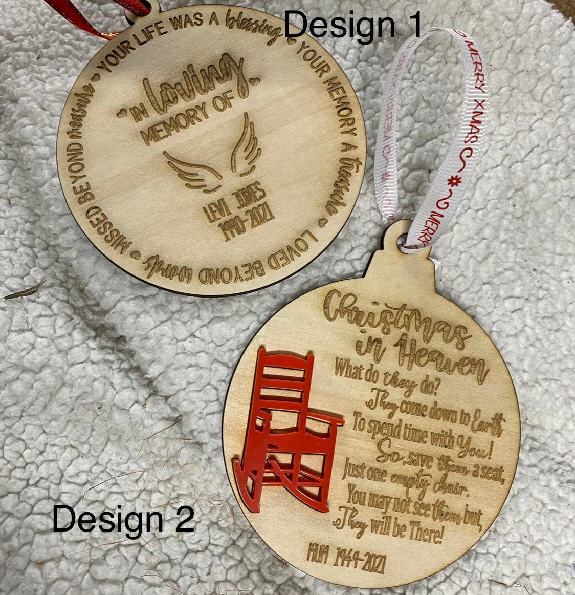 Memorial ornaments - 4 Little Dreamers
