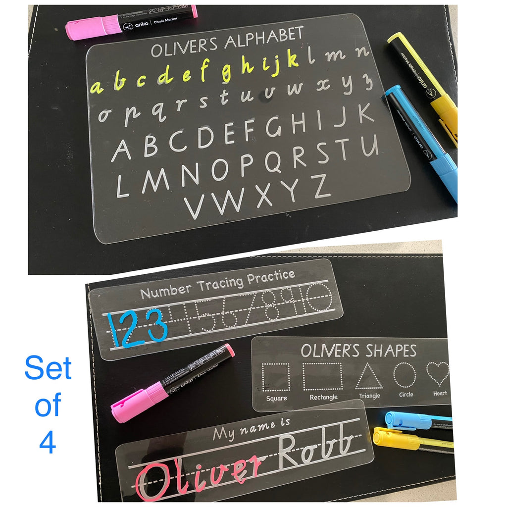 Trace & wipe boards - 4 Little Dreamers