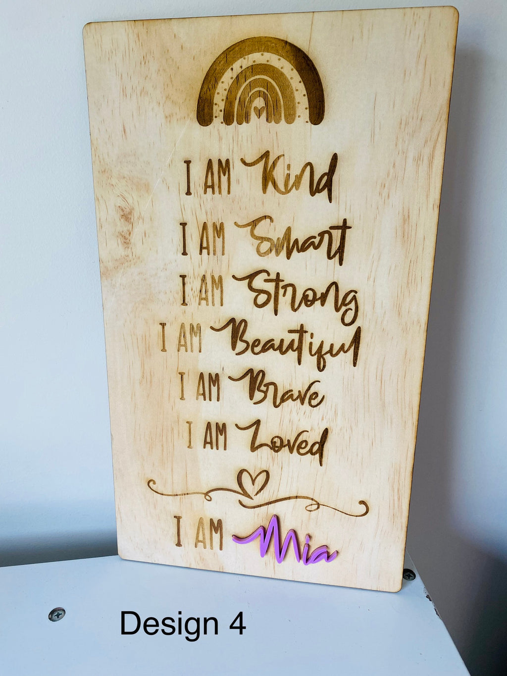 Affirmation plaques - 4 Little Dreamers