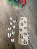 Foot print stencils - 4 Little Dreamers