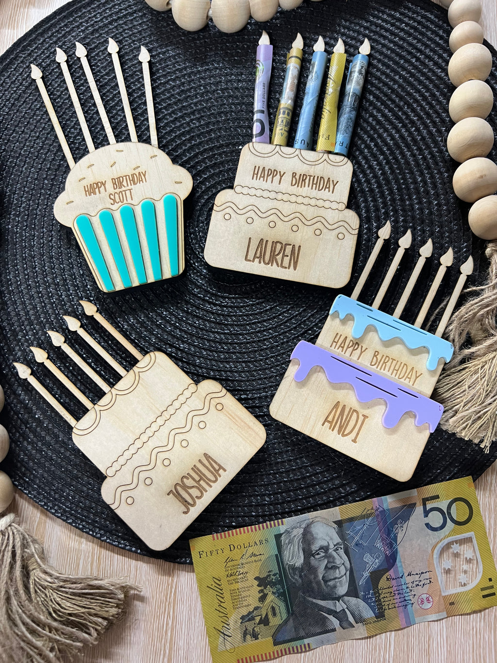 Birthday money gift holders - 4 Little Dreamers