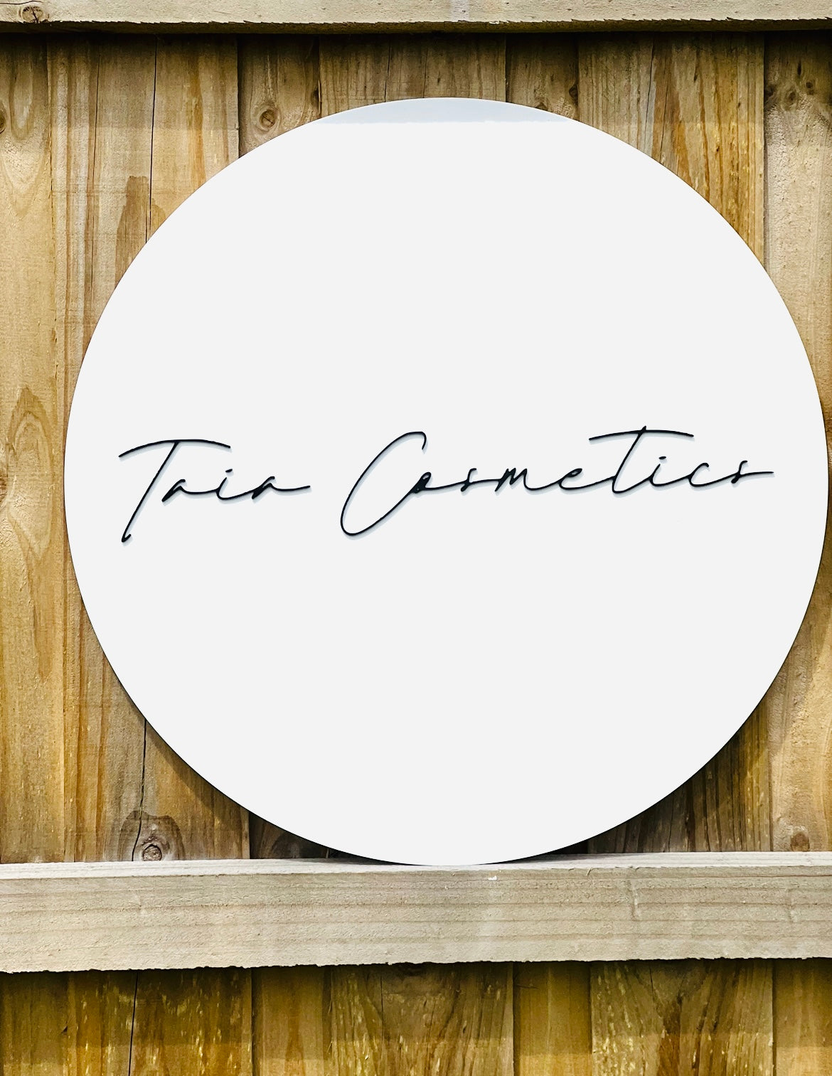 Acrylic business plaques - 4 Little Dreamers