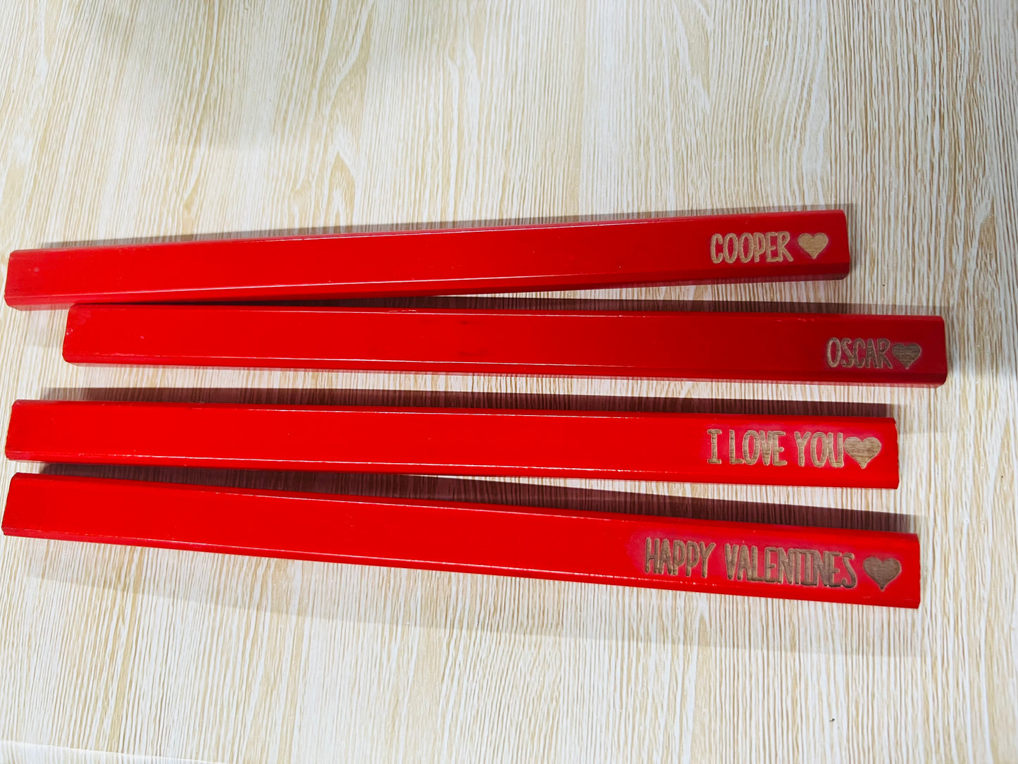 Personalised tradies pencil